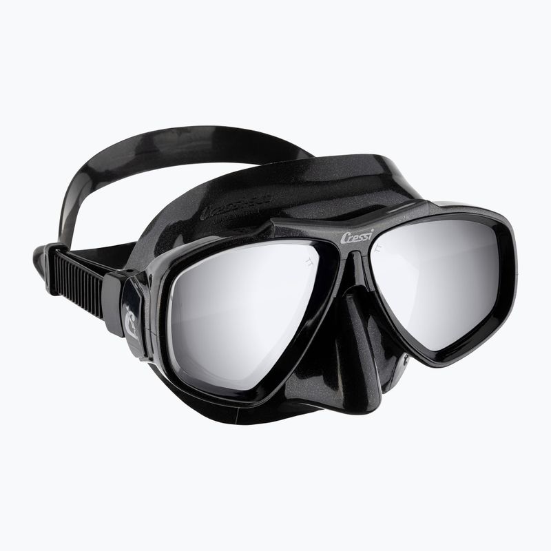 Nardymo kaukė Cressi Focus black/black/silver