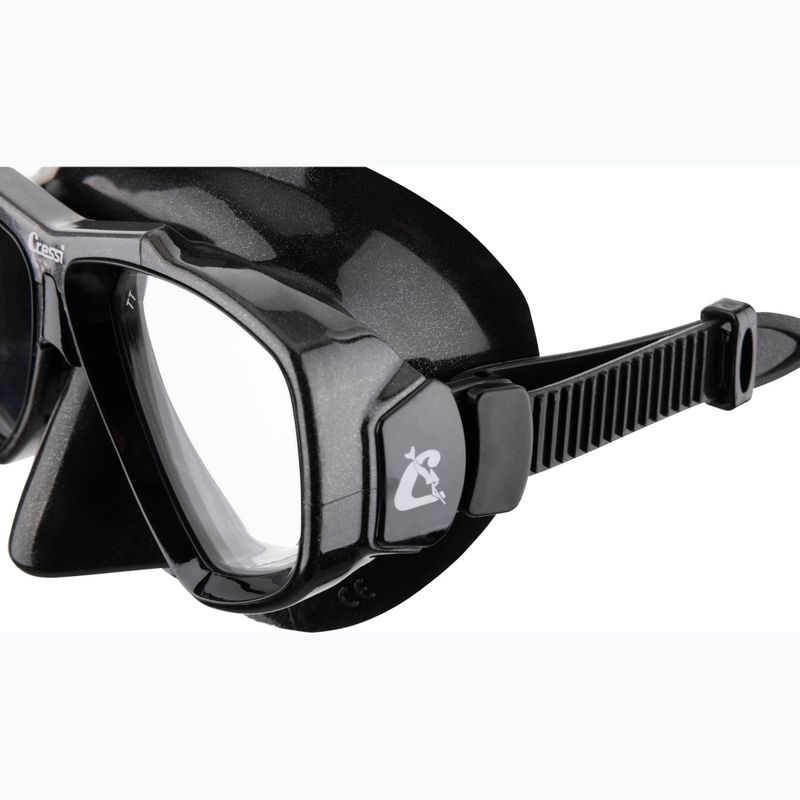 Nardymo kaukė Cressi Focus black/black/silver 4