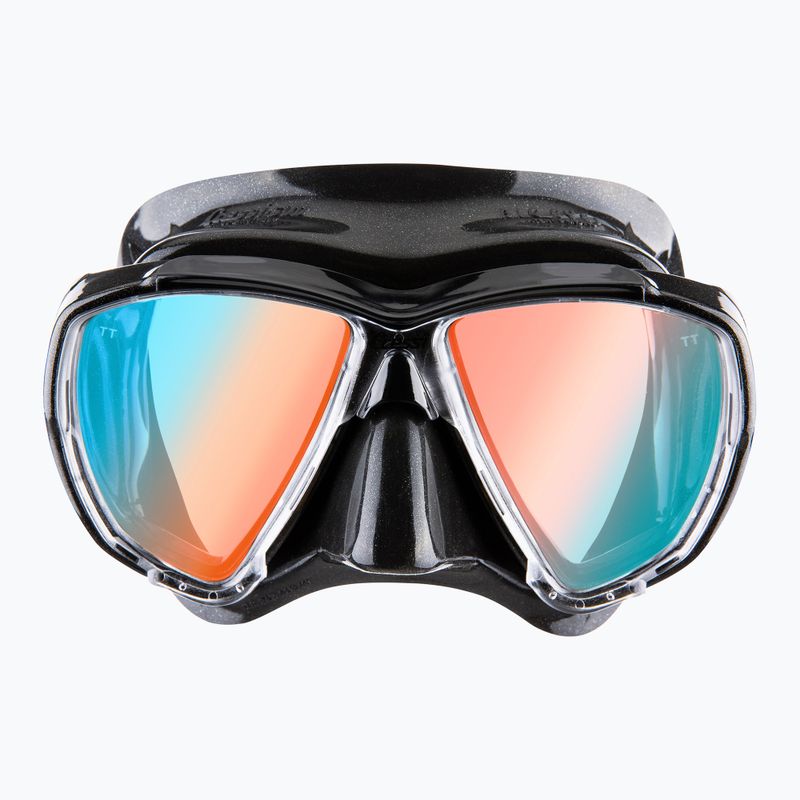 Nardymo kaukė Cressi Big Eyes blue/orange/clear/azure 2