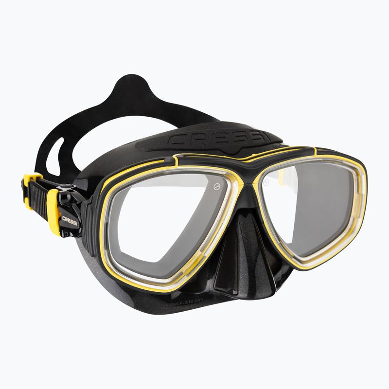 Nardymo kaukė Cressi Prisma black/yellow