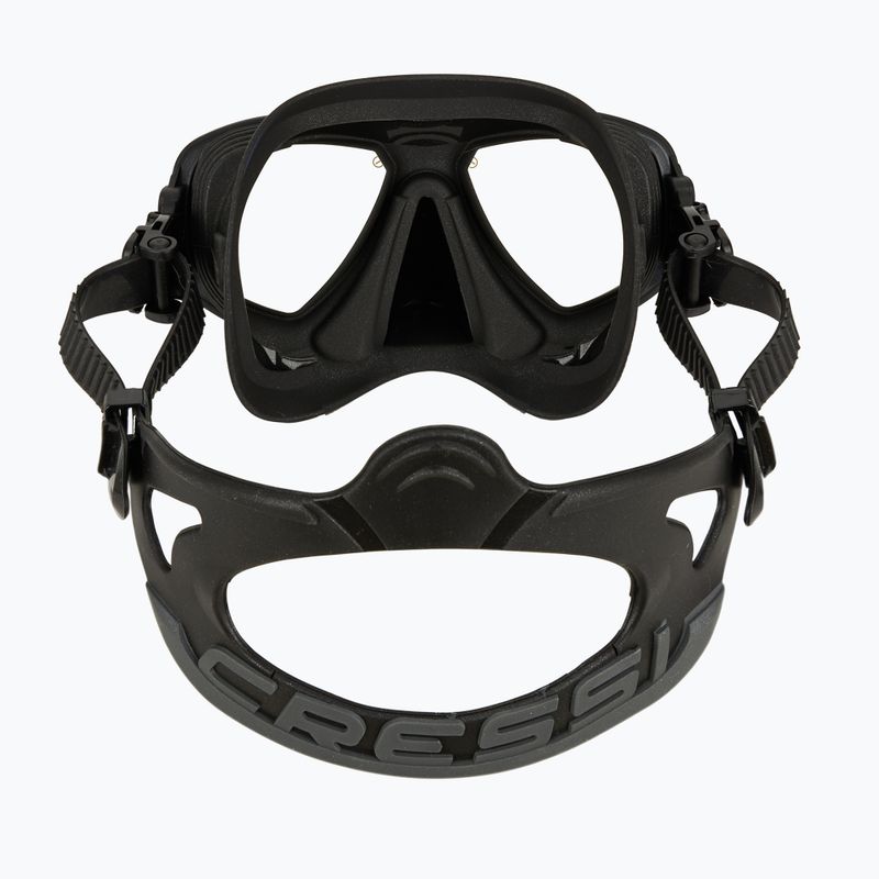 Nardymo kaukė Cressi Prisma UV yellow/blue 4