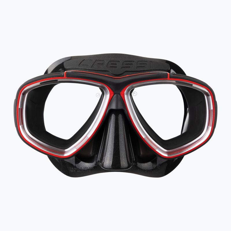 Nardymo kaukė Cressi Prisma black/red 2