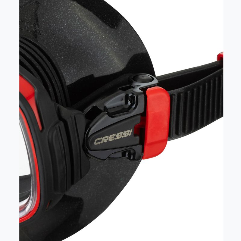Nardymo kaukė Cressi Prisma black/red 4