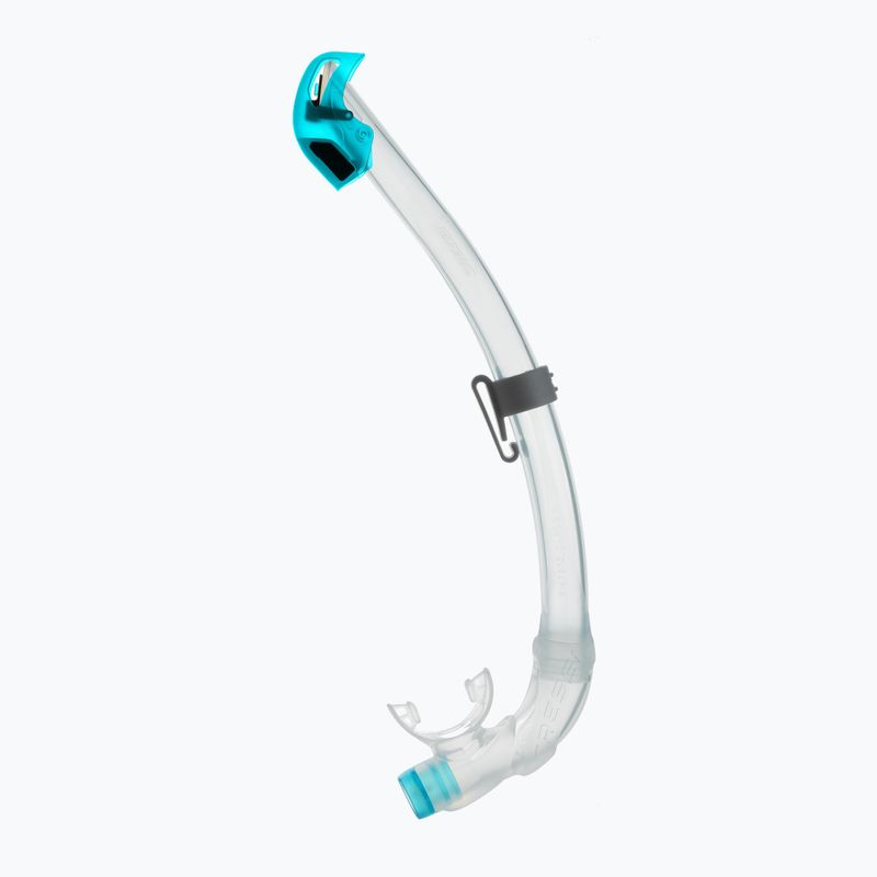 Vaikiškas nardymo vamzdelis Cressi Seal Dry clear/aquamarine