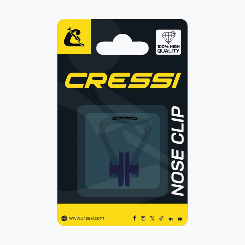 "Cressi Comfort" nosies spaustukas mėlynas 2