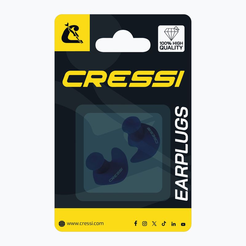 "Cressi" sausi ausų kištukai juodi 2
