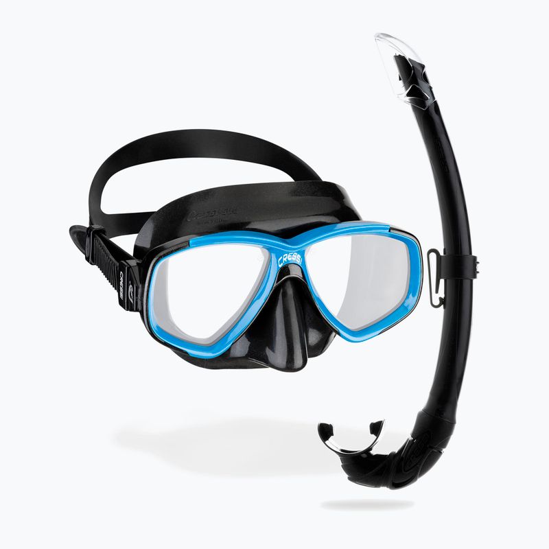 Nardymo rinkinys Cressi Perla + Mexico black/blue 9