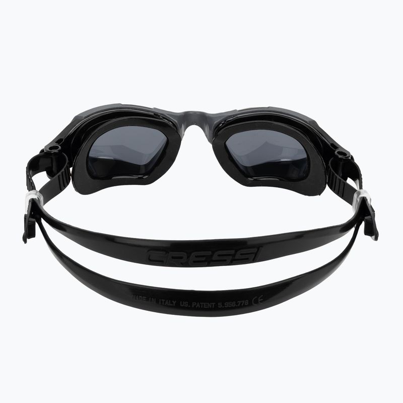 Plaukimo akiniai Cressi Clear Eyes black/grey smoke 4