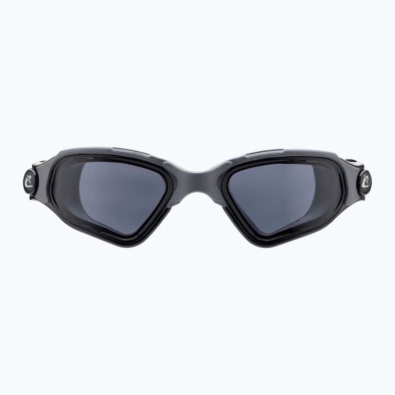 Plaukimo akiniai Cressi Clear Eyes black/grey smoke 2