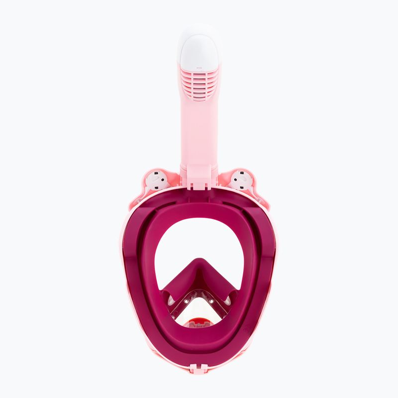 Vaikiška pilno veido nardymo kaukė Cressi Kiddy Full Face Jr pink/purple/white 6