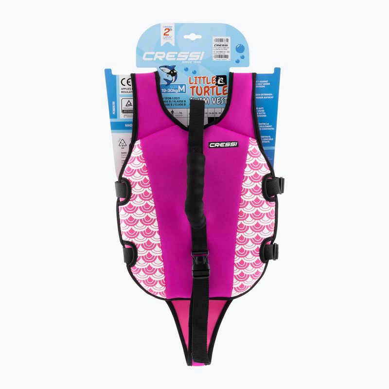 Vaikiška plaukimo liemenė Cressi Little Turtle lilac/pink 5