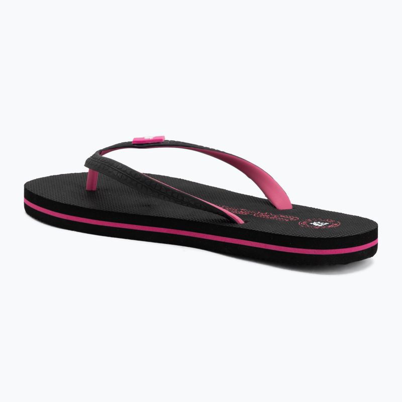 Moteriškos šlepetės per pirštą Cressi St Tropez black/fuchsia 3