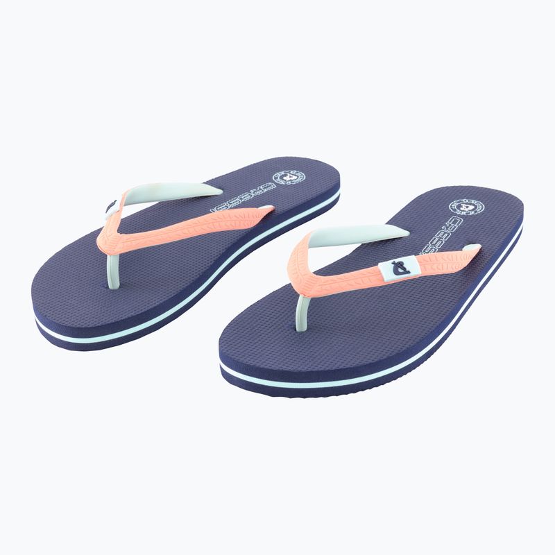 Moteriškos šlepetės per pirštą Cressi St Tropez navy/pink 8