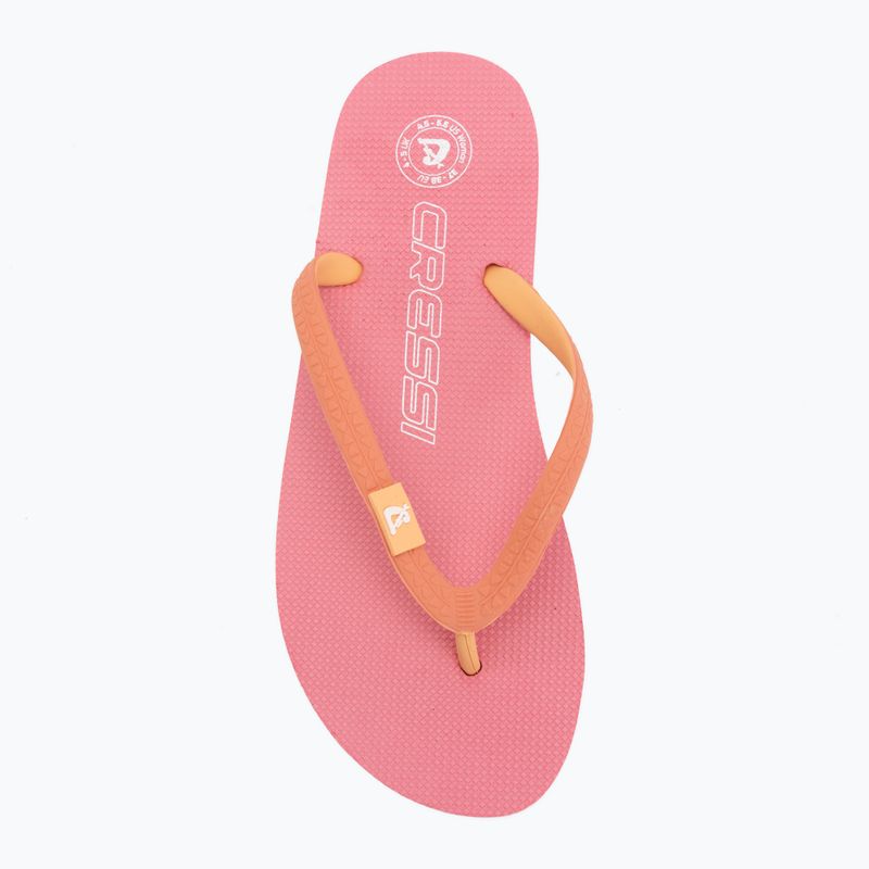 Moteriškos šlepetės per pirštą  Cressi St Tropez pink/coral 5