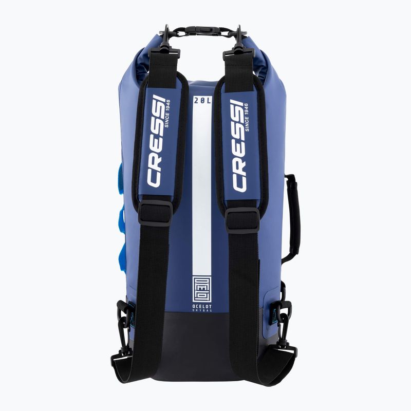 Vandeniui atsparus maišas Cressi Ocelot Dry Bag 20 l blue/light blue 2