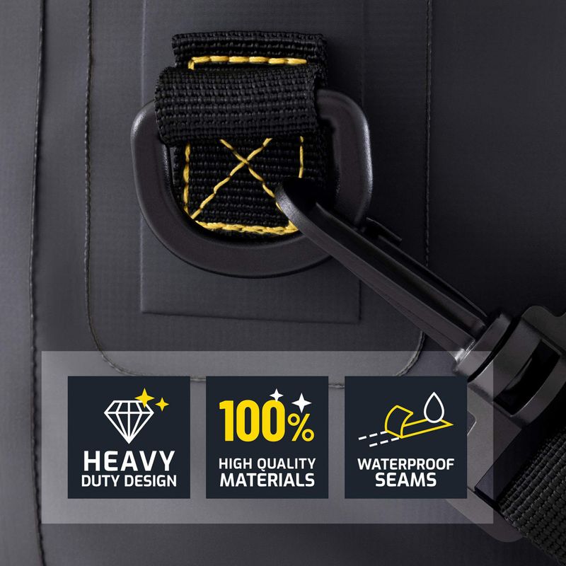 Vandeniui atsparus maišas Cressi Ocelot Dry Bag 10 l black/yellow 5