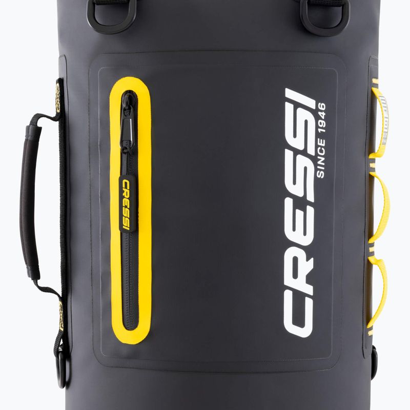 Vandeniui atsparus maišas Cressi Ocelot Dry Bag 20 l black/yellow 3