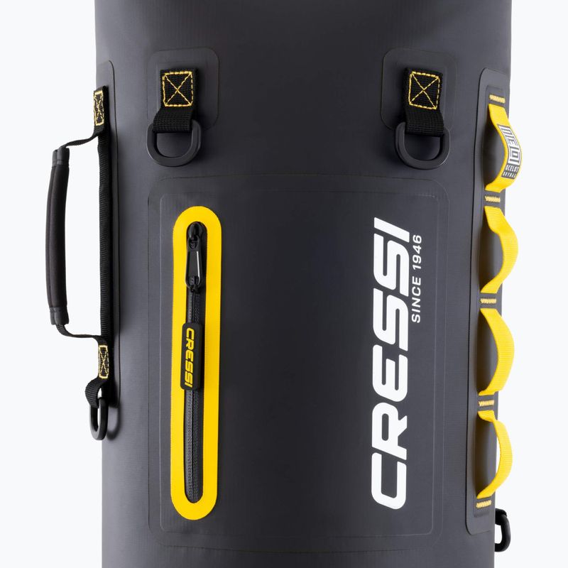 Vandeniui atsparus maišas Cressi Ocelot Dry Bag 30 l black/yellow 3