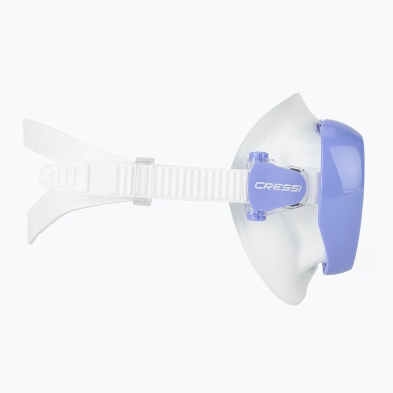 Moteriška nardymo kaukė Cressi Honey 420 UV white/lilac/blue/orange 3