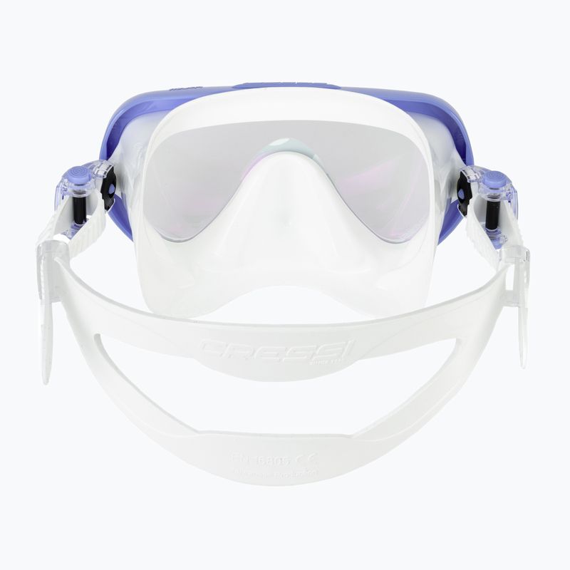 Moteriška nardymo kaukė Cressi Honey 420 UV white/lilac/blue/orange 4