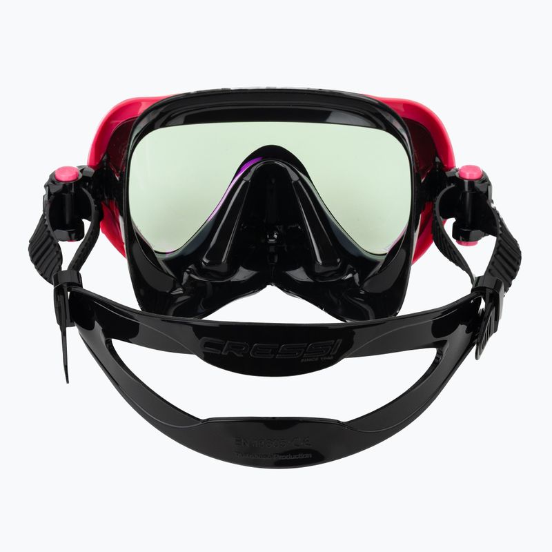 Moteriška nardymo kaukė Cressi Honey 420 UV black/fuchsia/blue/orange 4