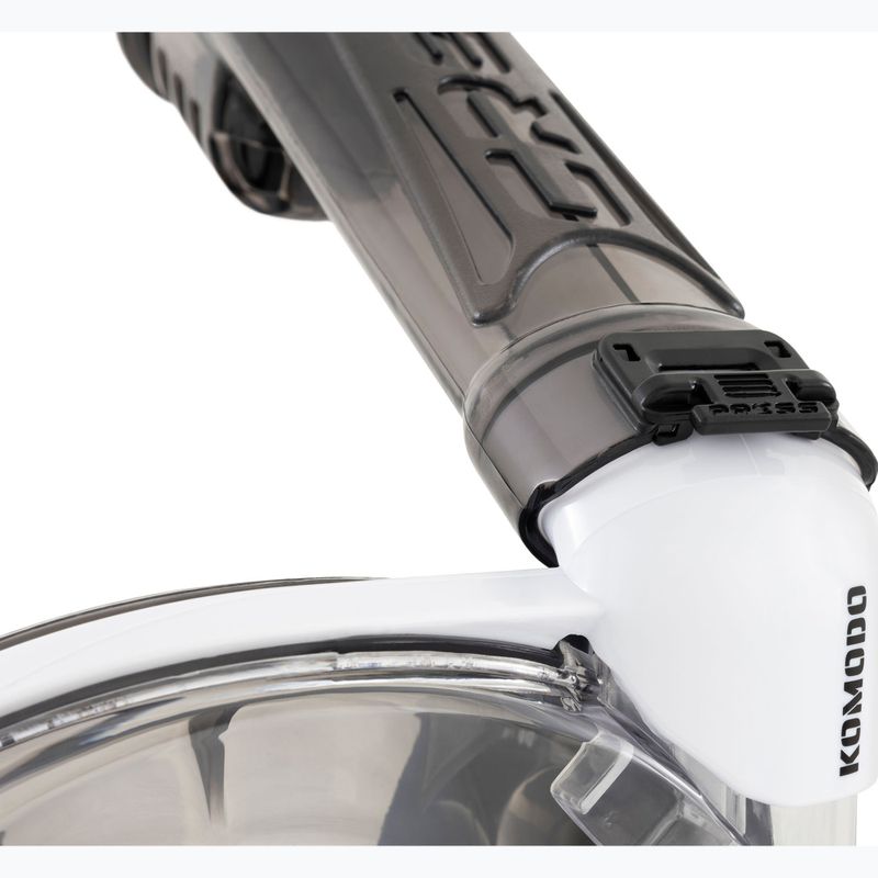 Pilno veido kaukė nardymui paviršiuje Cressi Komodo Full Face white/black 7