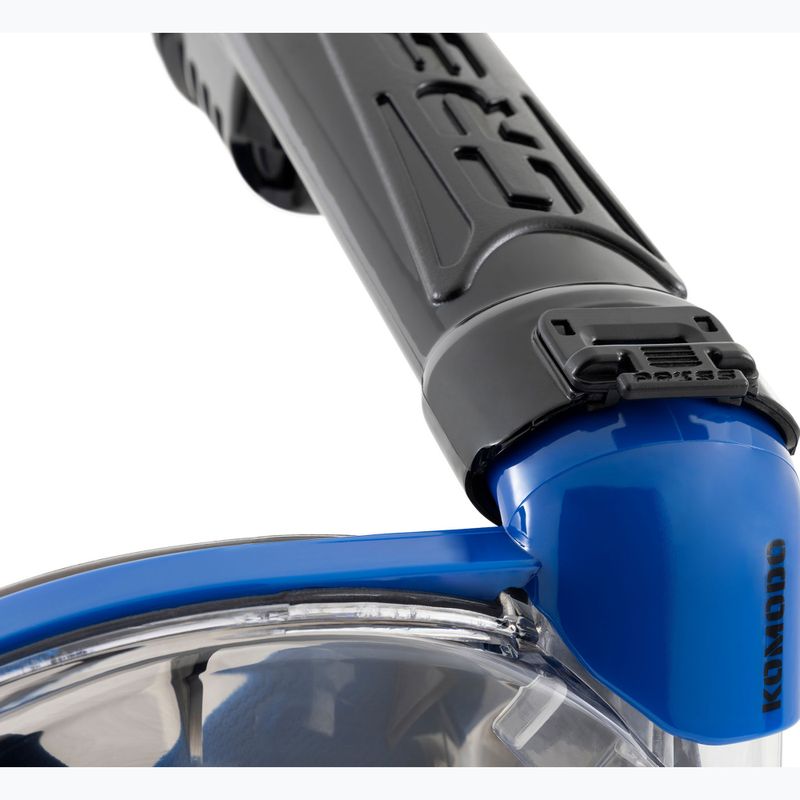Pilno veido kaukė nardymui paviršiuje Cressi Komodo Full Face blue/black 7
