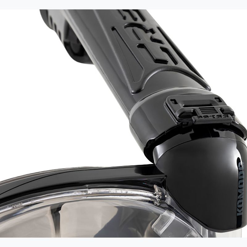 Pilno veido kaukė nardymui paviršiuje Cressi Komodo Full Face black/black 6