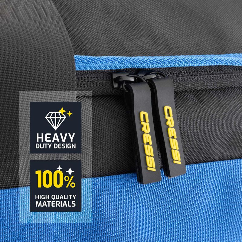 Krepšys Cressi Olimpia Pool Family Duffle 45 l black/blue 7