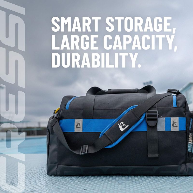Krepšys Cressi Olimpia Pool Family Duffle 45 l black/blue 11