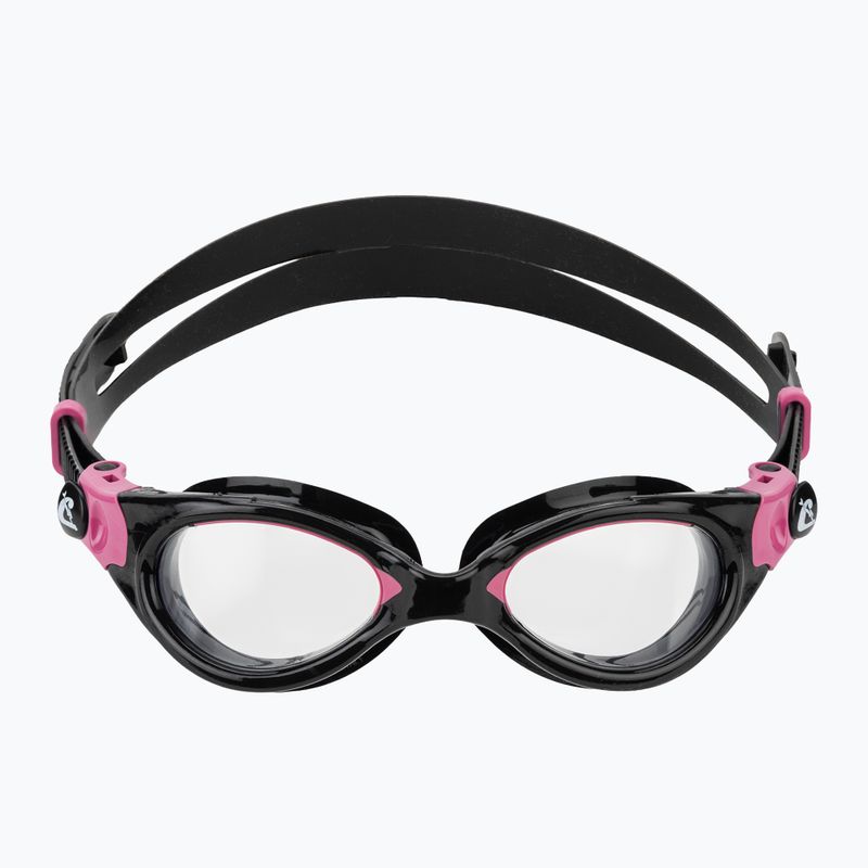Moteriški plaukimo akiniai Cressi Flash black/pink 2