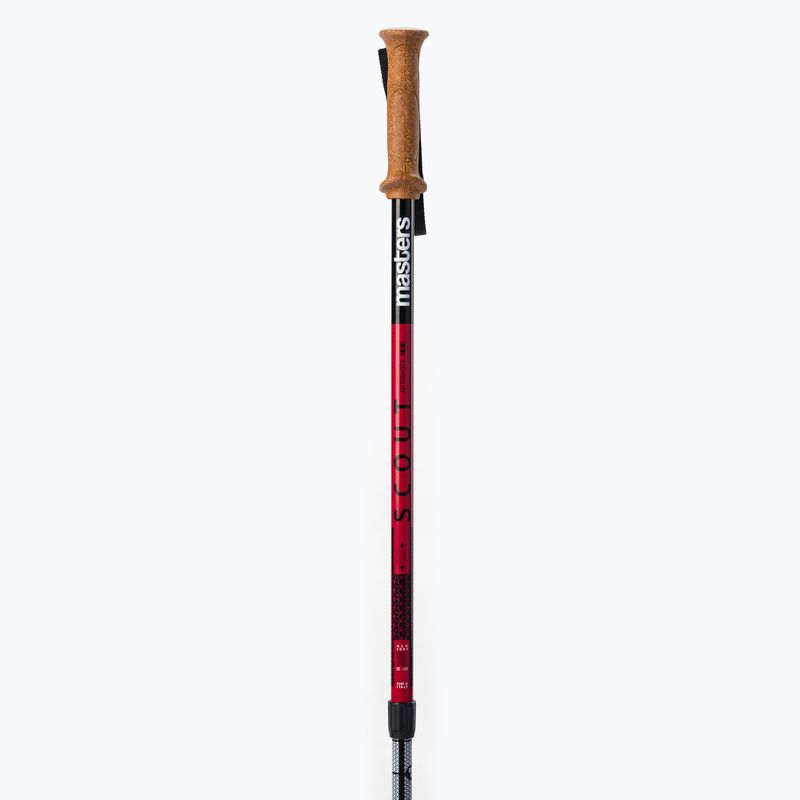 Masters Pole Scout Antishock Css trekingo lazdos raudonos 01S 4919 2