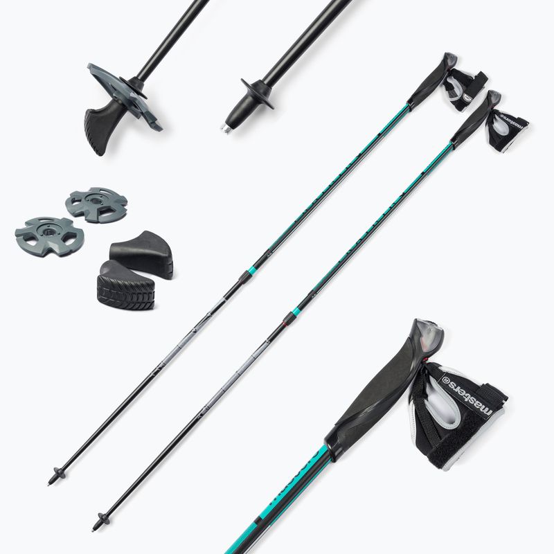 Masters Pole Training šiaurietiškojo ėjimo lazdos juodos 01N0620 7
