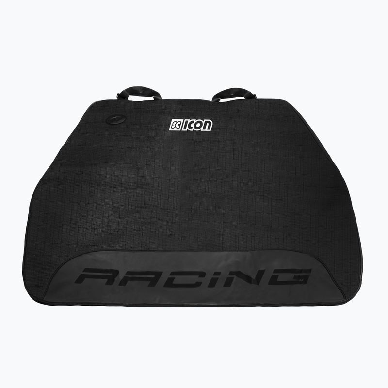 SCICON Minkštas dviračių krepšys Travel Plus Racing juodas TP054000909