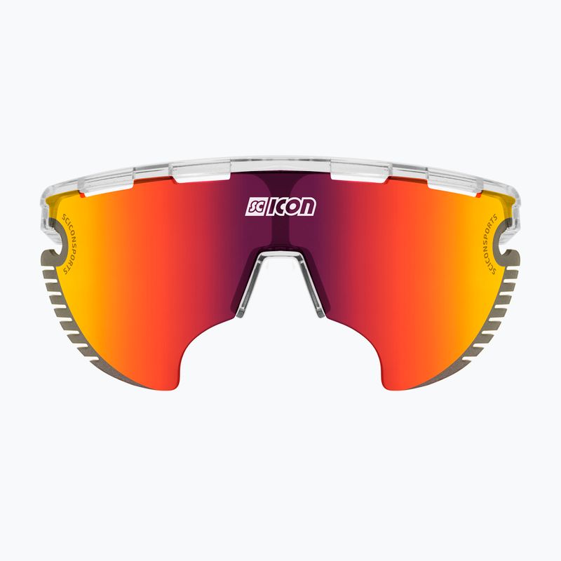 SCICON Aerowing Lamon crystal gloss/scnpp multimirror red dviratininkų akiniai EY30060700 3