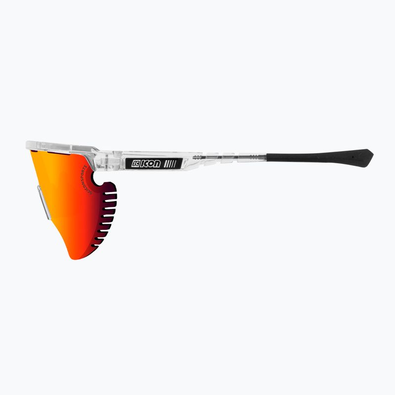 SCICON Aerowing Lamon crystal gloss/scnpp multimirror red dviratininkų akiniai EY30060700 4
