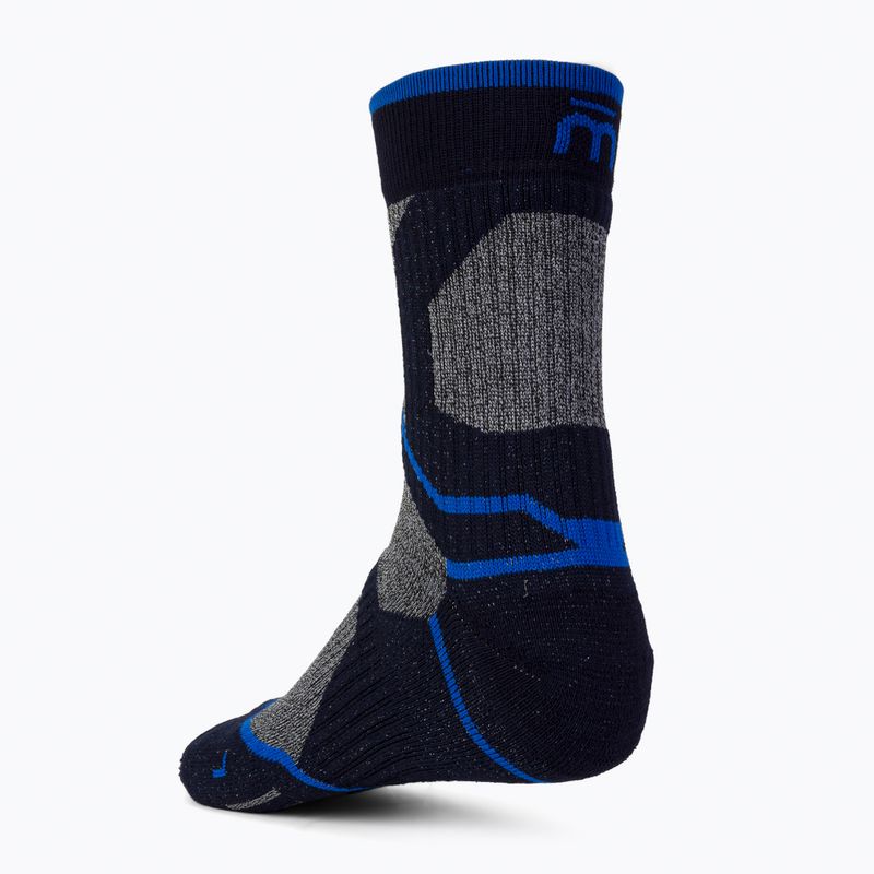 Mico Medium Weight Trek Crew Extra Dry tamsiai mėlynos trekingo kojinės CA03058 2