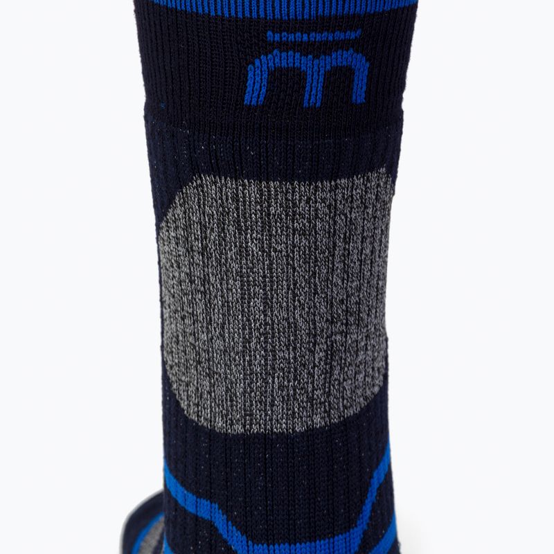 Mico Medium Weight Trek Crew Extra Dry tamsiai mėlynos trekingo kojinės CA03058 3