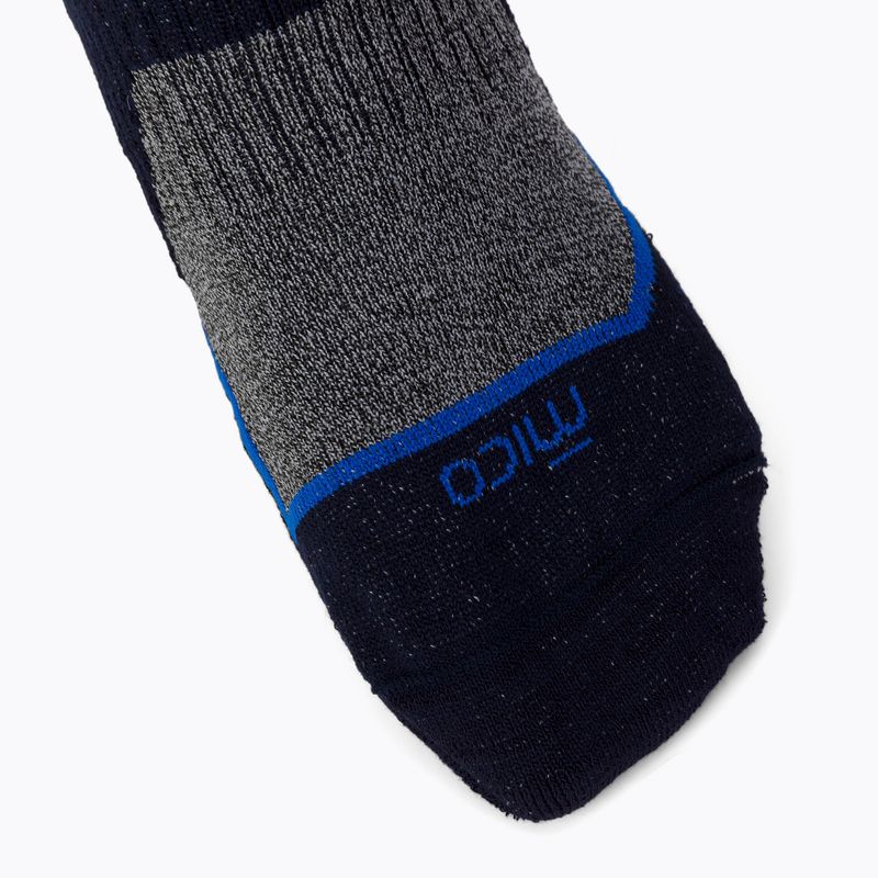 Mico Medium Weight Trek Crew Extra Dry tamsiai mėlynos trekingo kojinės CA03058 4