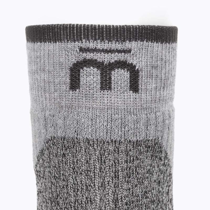 Mico Medium Weight Extra Dry Trek Crew pilkos trekingo kojinės CA03058 4