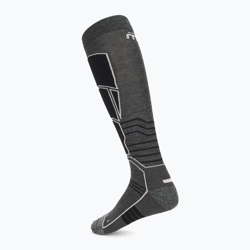 Slidinėjimo kojinės Mico Medium Weight Superthermo Natural Marino Ski anthracite melange 2