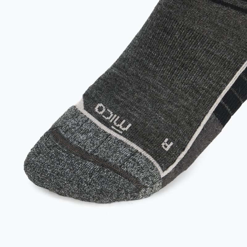 Slidinėjimo kojinės Mico Medium Weight Superthermo Natural Marino Ski anthracite melange 3