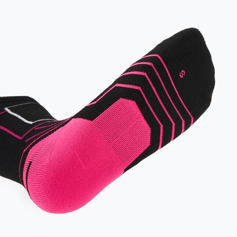 Moteriškos slidinėjimo kojinės Mico Medium Weight Warm Control Ski black/fluorescent fuchsia 4