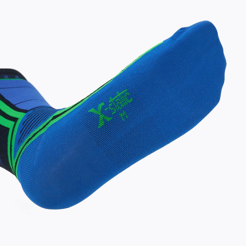 Slidinėjimo kojinės Mico Light Weight Odor Zero X-Static Ski blue 4