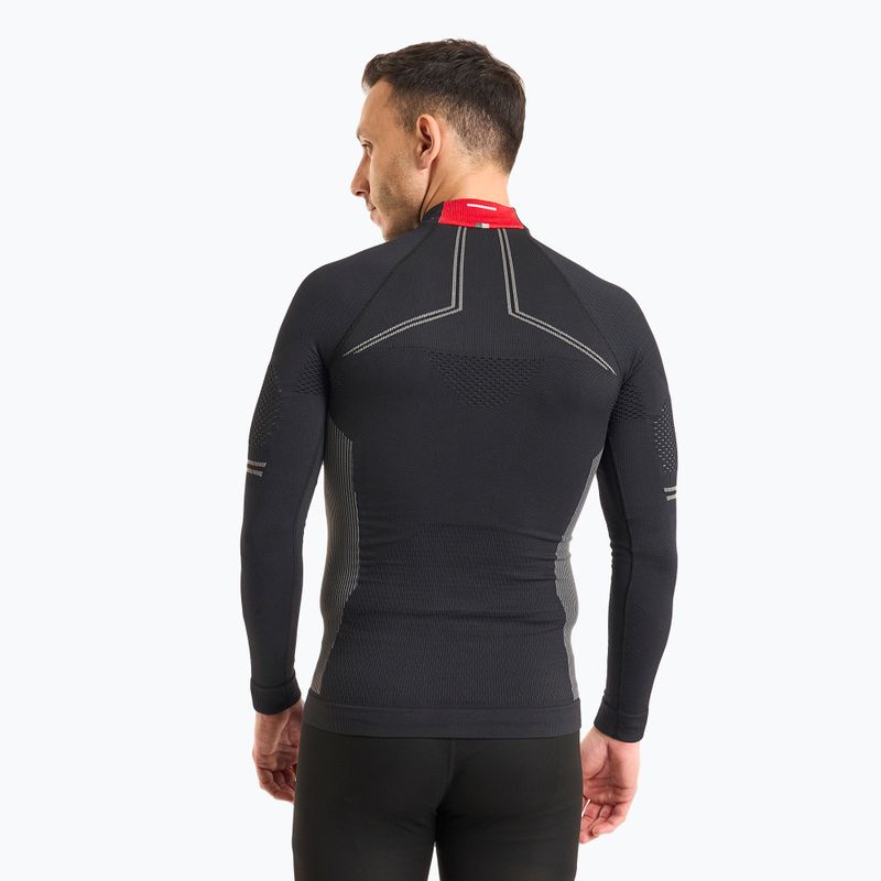 Vyriški termoaktyvūs marškinėliai Mico M1 Mock Neck nero 2