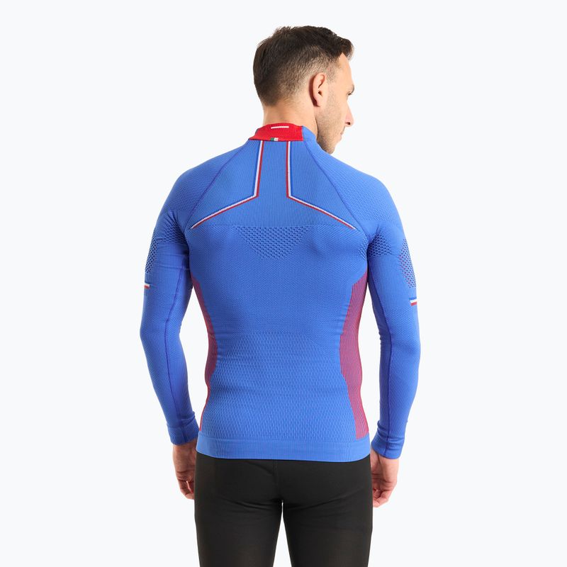 Vyriški termoaktyvūs marškinėliai Mico M1 Mock Neck cobalto 2