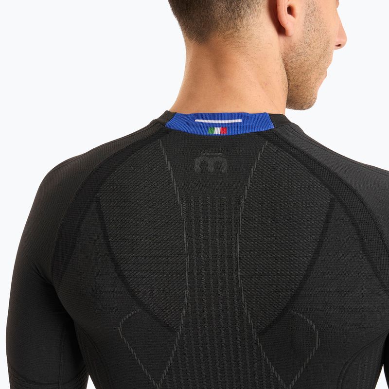 Vyriški termoaktyvūs marškinėliai Mico Odor Zero Round Neck nero 3