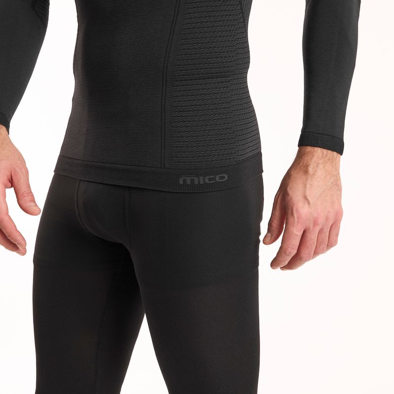 Vyriški termoaktyvūs marškinėliai Mico Odor Zero Round Neck nero 4