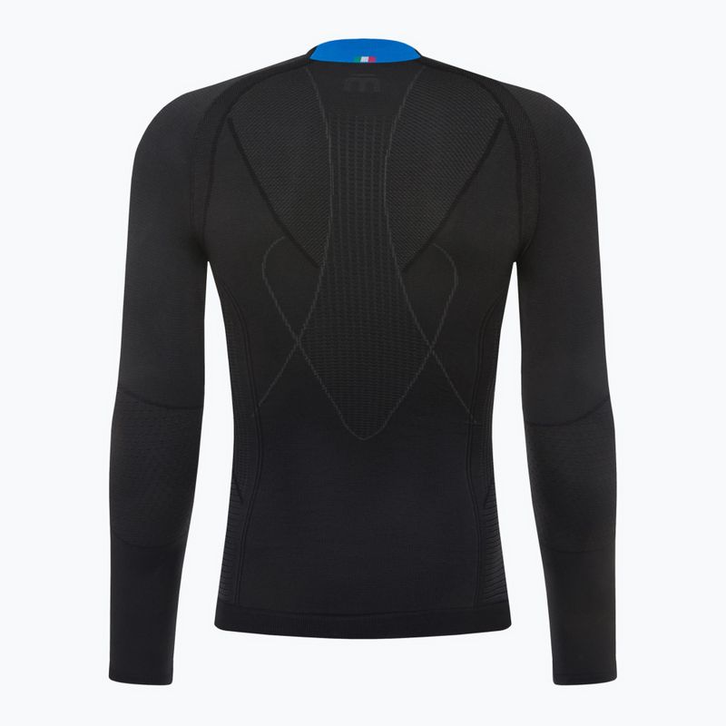 Vyriški termoaktyvūs marškinėliai Mico Odor Zero Mock Neck nero 7