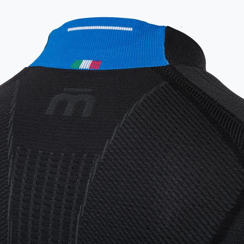 Vyriški termoaktyvūs marškinėliai Mico Odor Zero Mock Neck nero 9